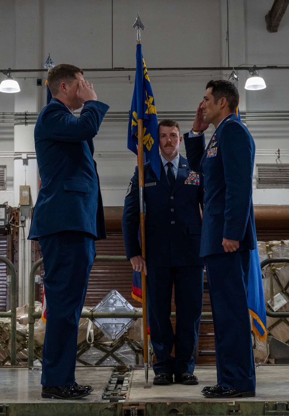 734th AMS welcomes new commander