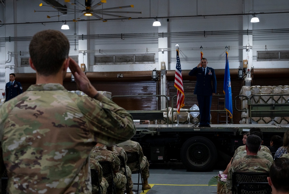 734th AMS welcomes new commander