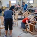 Services Airmen Refurbish MWR Furniture