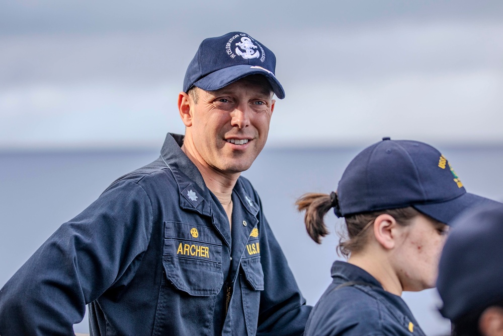 USS Preble Conducts Replenishment at Sea