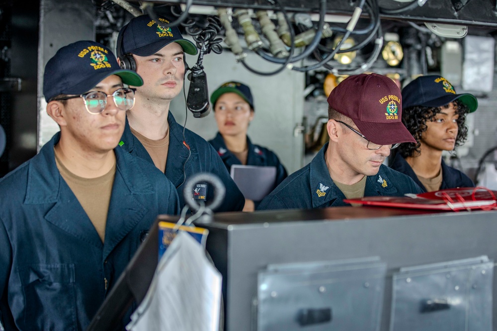 USS Preble Conducts Replenishment at Sea