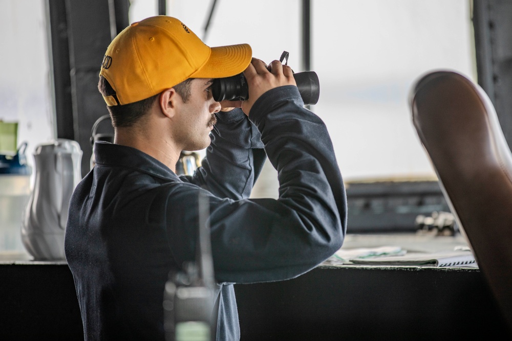 USS Preble Conducts Replenishment at Sea