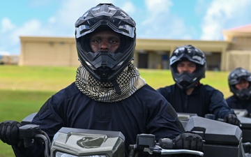 Officers receive ATV certification for the Jungle Enforcement Team
