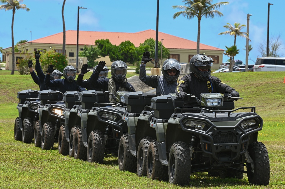 Officers receive ATV certification for the Jungle Enforcement Team