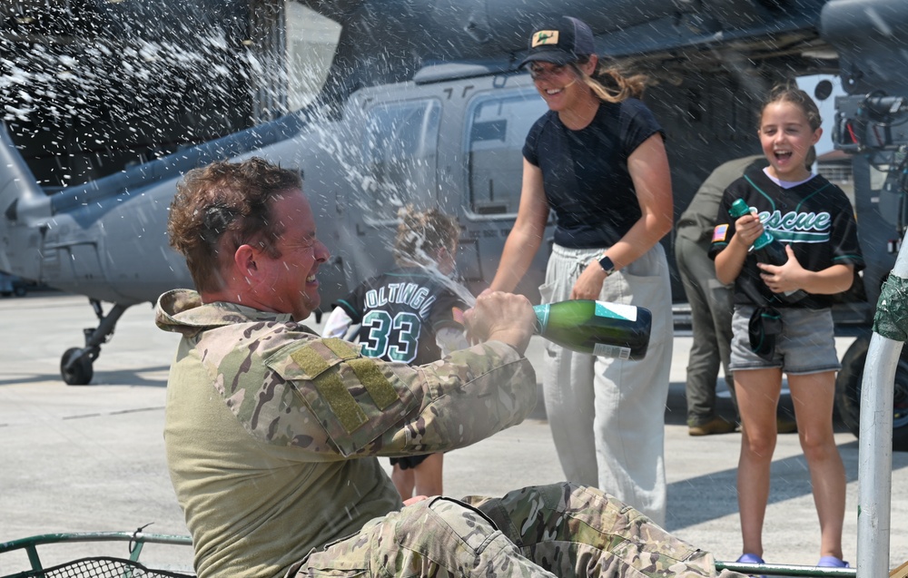 33rd RQS commander takes final flight