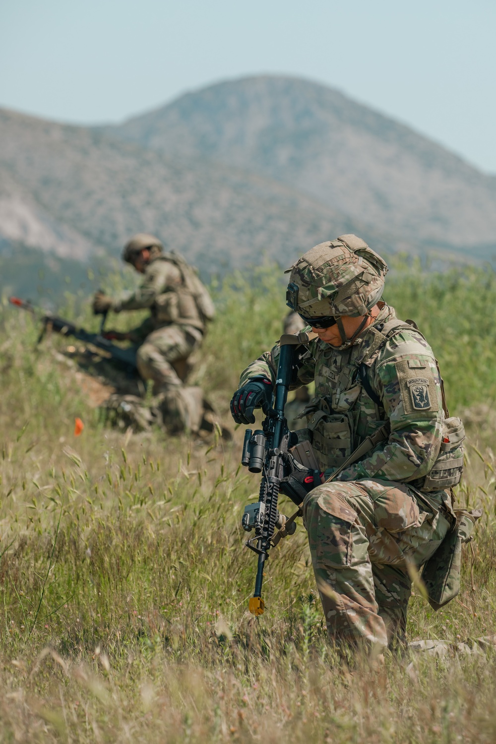 US led multinational air assault training in Greece