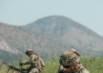 US led multinational air assault training in Greece