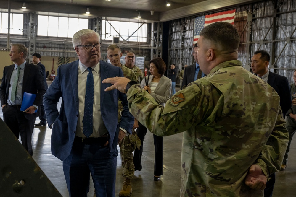Ambassador Glass visits Misawa Air Base
