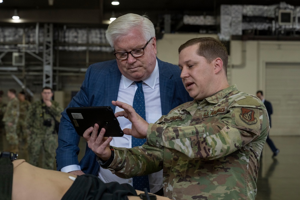 Ambassador Glass visits Misawa Air Base