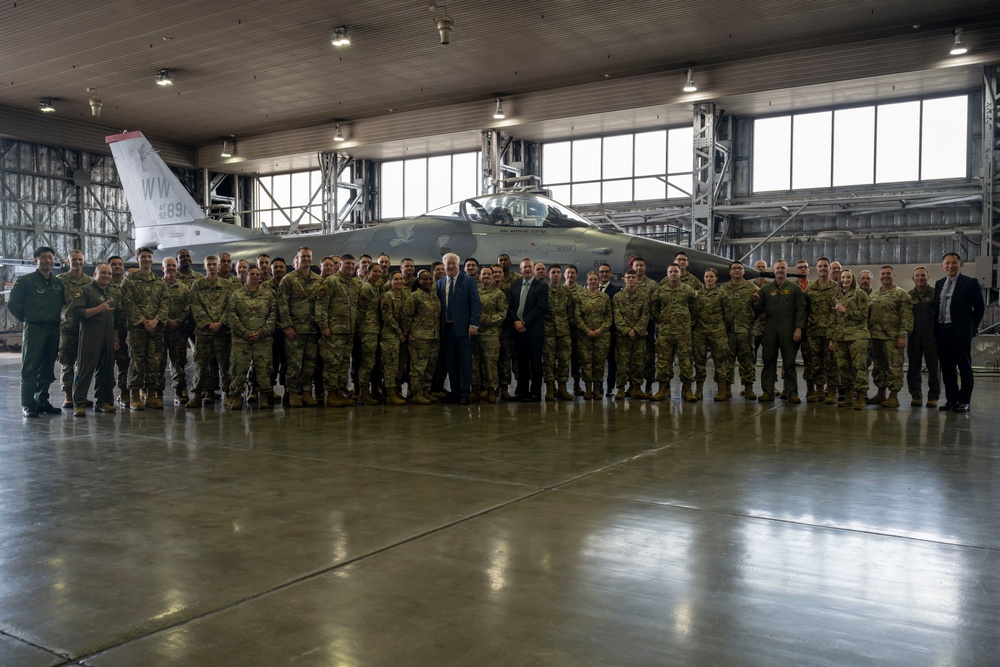 Ambassador Glass visits Misawa Air Base