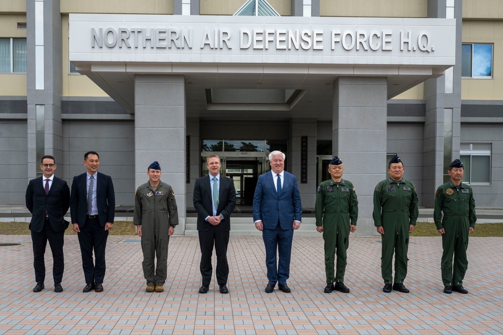 Ambassador Glass visits Misawa Air Base