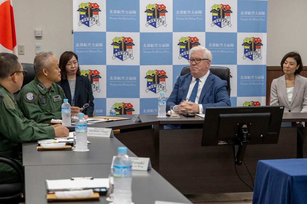 Ambassador Glass visits Misawa Air Base