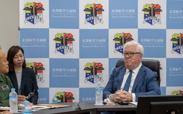 Ambassador Glass visits Misawa Air Base