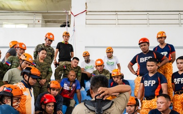 The Hawaii National Guard conducts Urban Rescue training during Pacific Partnership 2025 in Virac, Philippines