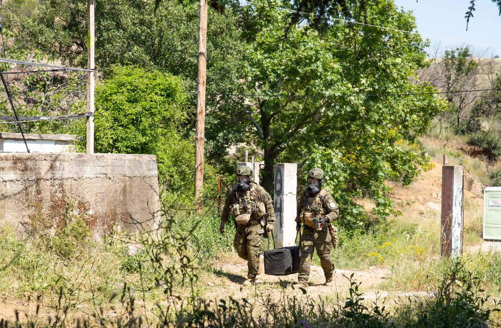 Multinational CBRNE near Loutros begins