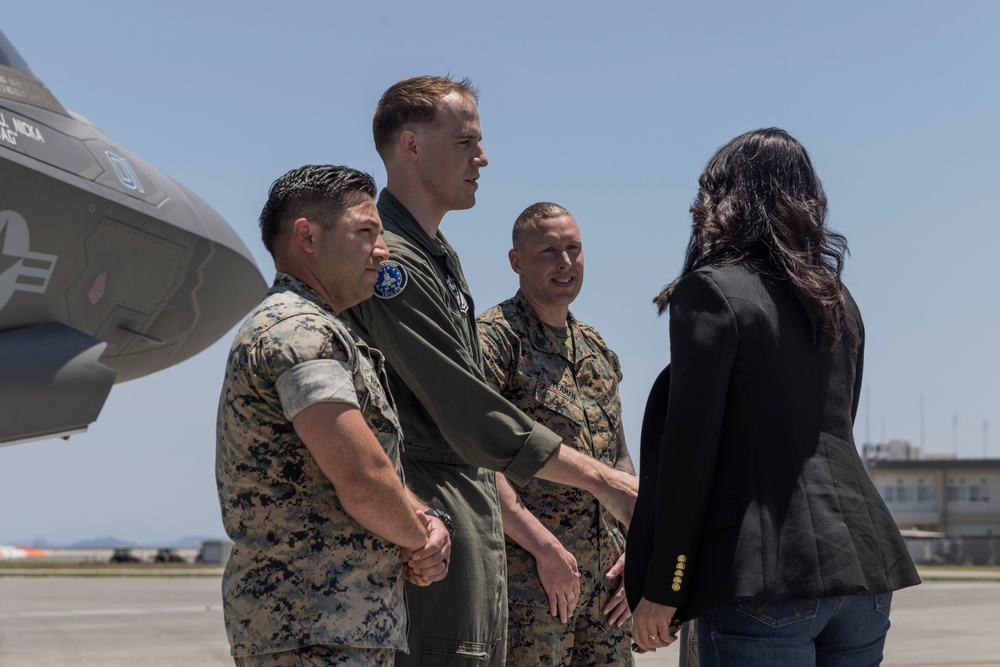 Director of National Intelligence visits Marine Corps Air Station, Iwakuni