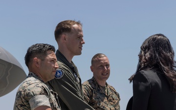Director of National Intelligence visits Marine Corps Air Station, Iwakuni