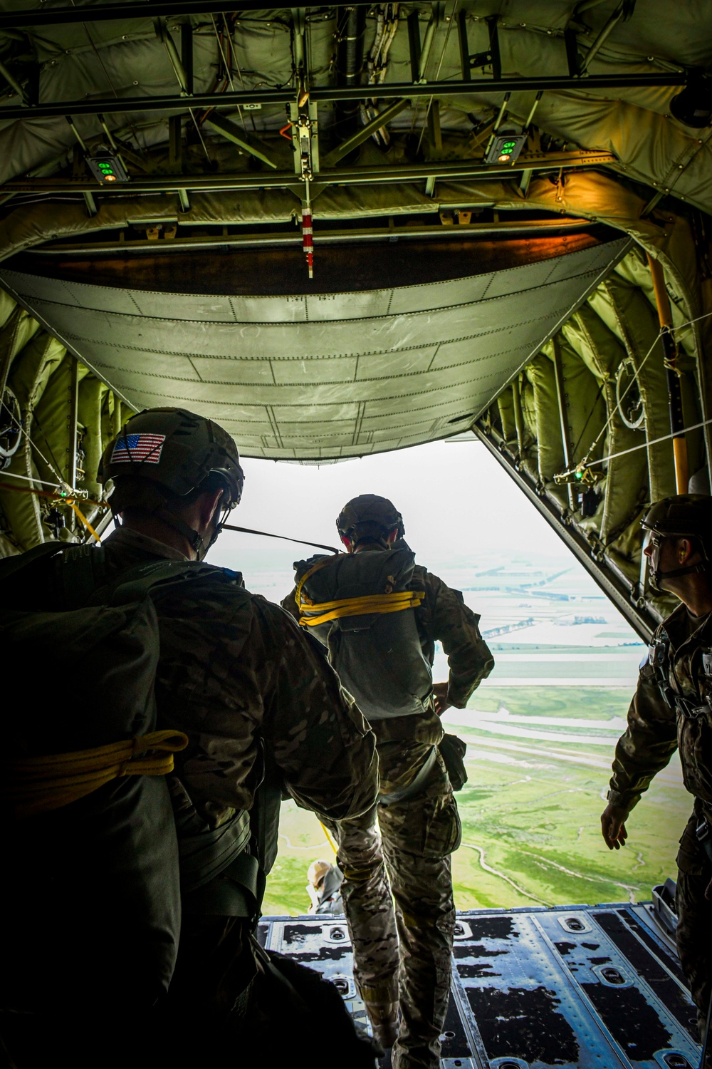 SOCEUR conducts airborne jump over Mont-Saint-Michel