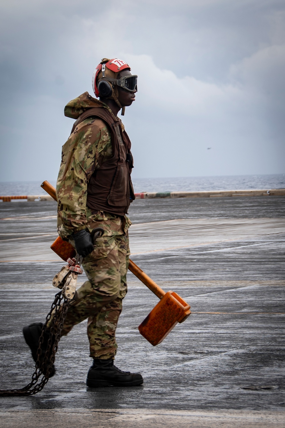 Nimitz Sailors Conduct Flight Operations