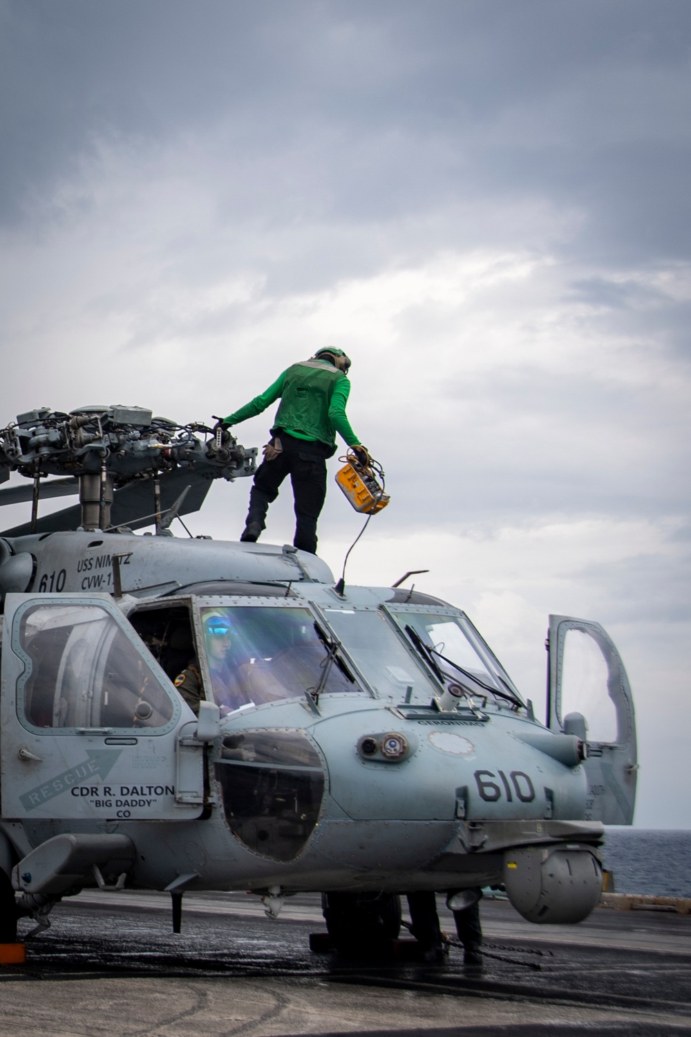 Nimitz Sailors Conduct Flight Operations