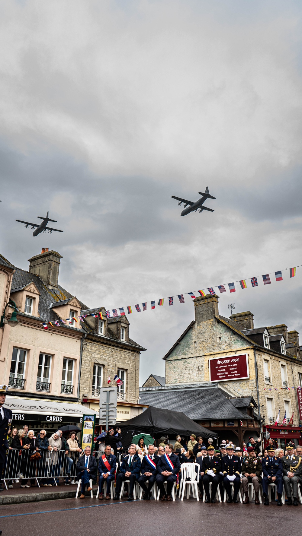 81st D-Day Anniversary: Airborne Paratroopers commemorate Signal Monument in Sainte-Mère-Église