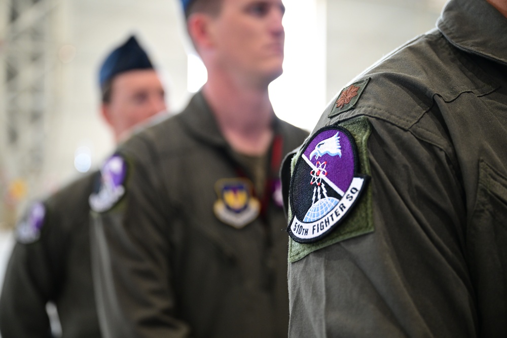 510th FS conducts change of command ceremony