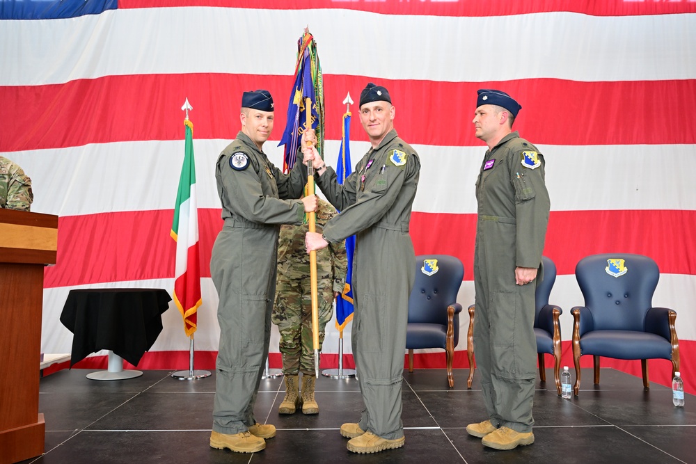 510th FS conducts change of command ceremony