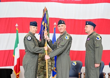 510th FS conducts change of command ceremony
