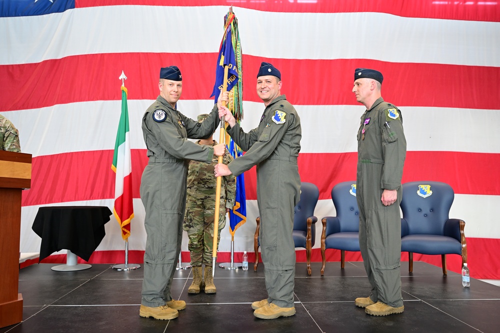 510th FS conducts change of command ceremony
