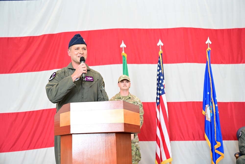 510th FS conducts change of command ceremony