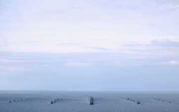 BALTOPS 25 ships sail in formation