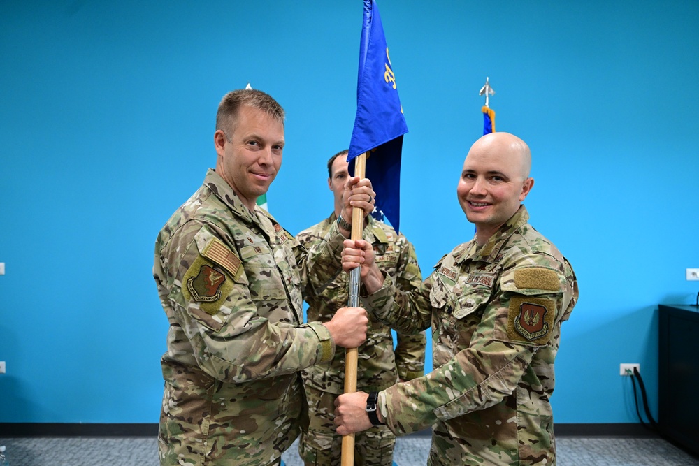 57th RQS conducts change of command ceremony