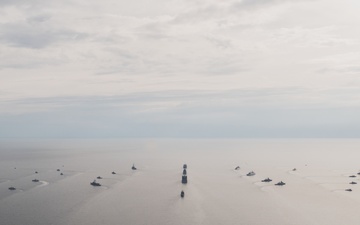 BALTOPS 25 ships sail in formation