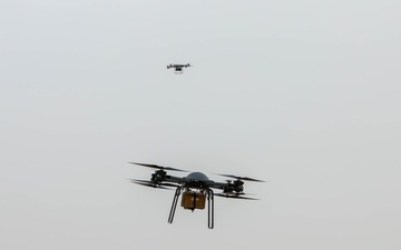 1st TSC displays technological advancements with TRV-150 drone