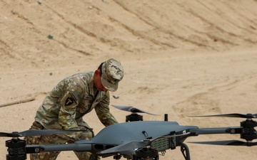 1st TSC displays technological advancements with TRV-150 drone