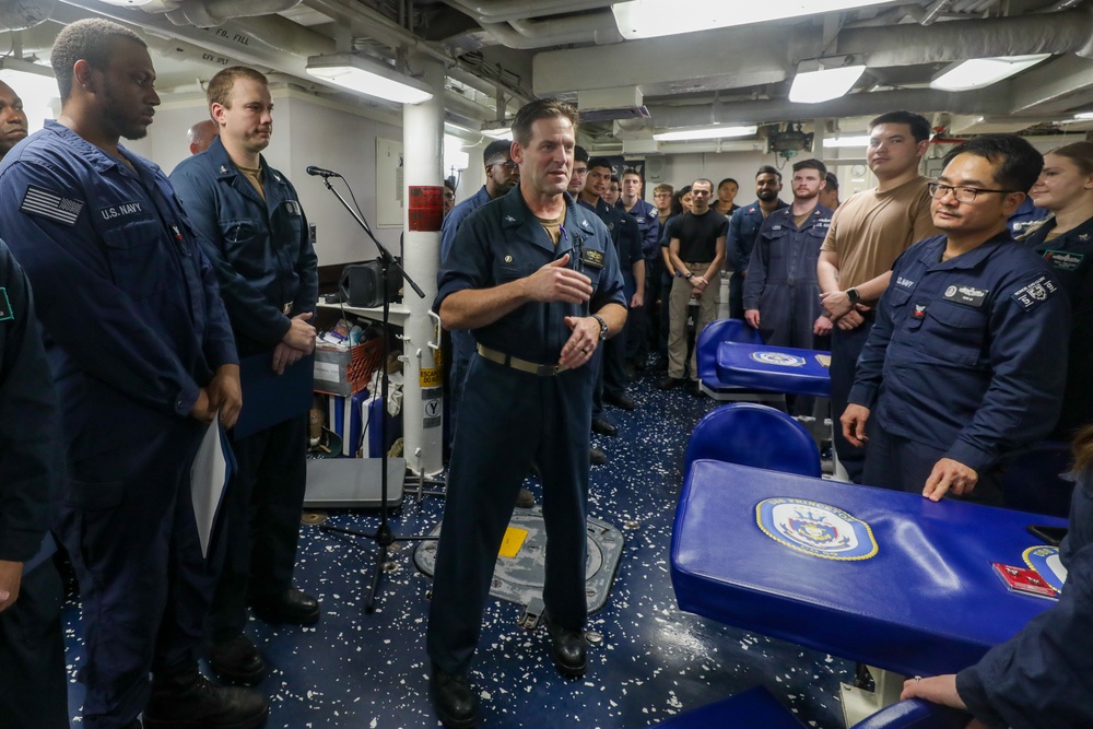 USS Princeton conducts operations in the U.S. Central Command area of responsibility as part of the Carl Vinson Carrier Strike Group