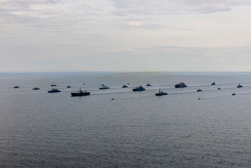 BALTOPS 25 Ship Formation