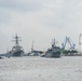BALTOPS 25 ships depart Rostock, Germany