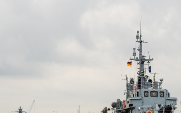 BALTOPS 25 ships depart Rostock, Germany