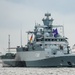 BALTOPS 25 ships depart Rostock, Germany