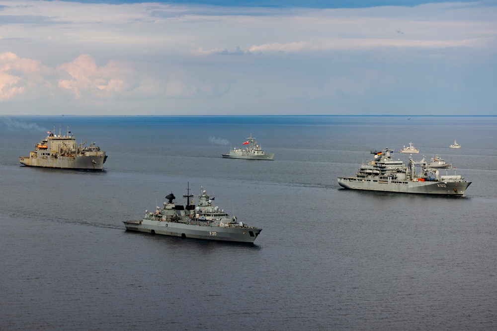 BALTOPS 25 Ship Formation