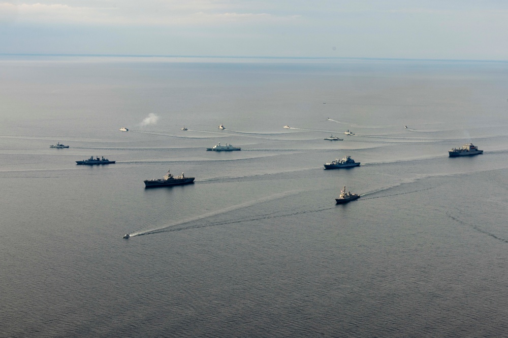 BALTOPS 25 Ship Formation