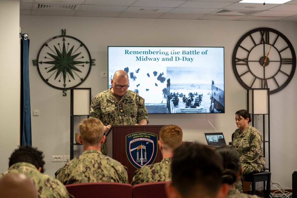 NSA Souda Bay Battle of Midway and D-Day Remembrance Ceremony