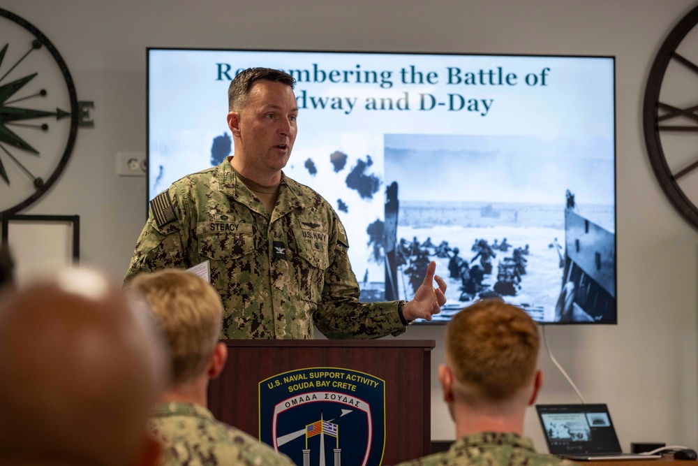 NSA Souda Bay Battle of Midway and D-Day Remembrance Ceremony