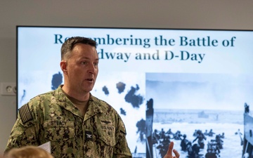 NSA Souda Bay Battle of Midway and D-Day Remembrance Ceremony