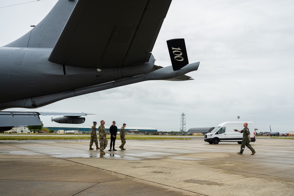 The 100th ARW flies over the Beaches of Normandy for the 81st Anniversary of D-Day
