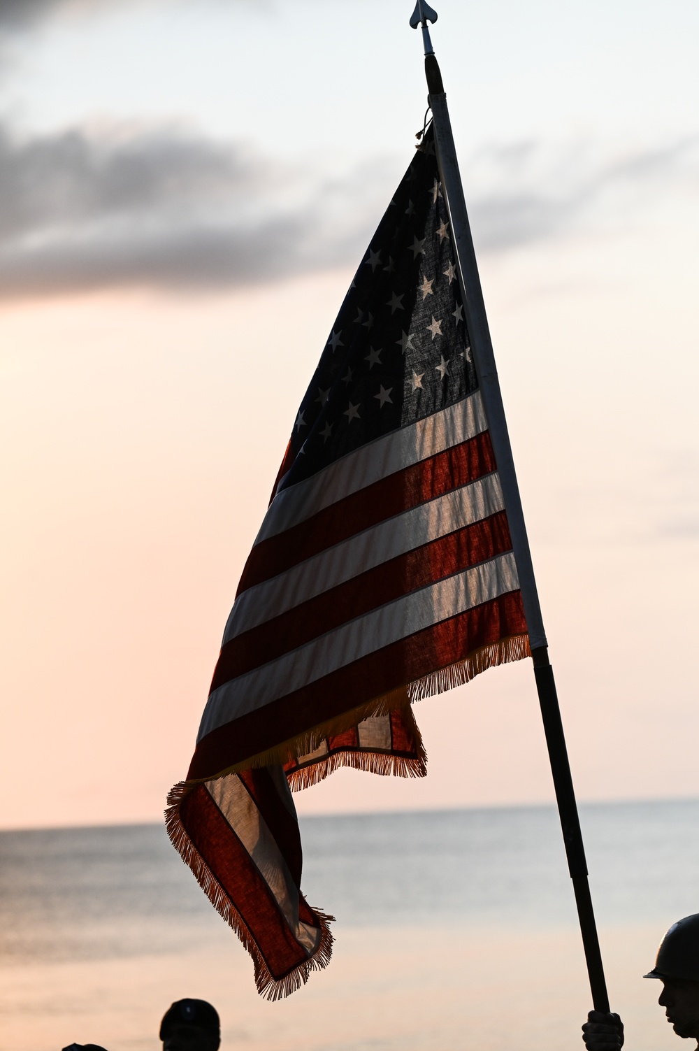 29th ID Soldiers honor Bedford Boys in early morning Omaha Beach ceremony