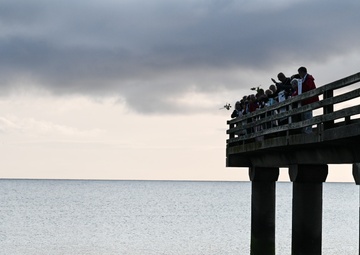 29th ID Soldiers honor Bedford Boys in early morning Omaha Beach ceremony
