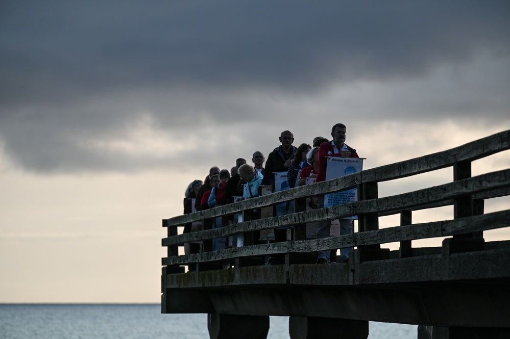 29th ID Soldiers honor Bedford Boys in early morning Omaha Beach ceremony