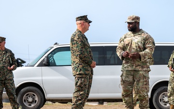 Joint Task Force Southern Guard leadership conducts battlefield circulation